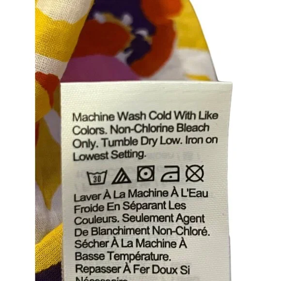 J.Crew Collection Ratti Floral Wrap Blouse Womens L AW532 NWT Cotton Ruffle Top - Picture 8 of 16